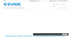 Desktop Screenshot of evide.com