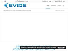 Tablet Screenshot of evide.com
